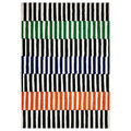 VÄNDPLATS Rug, low pile, multicolour/stripe, 170x240 cm