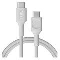 GREEN CELL Cable USB-C-USB-C PowerStream 100W, braid, 1.2m, white