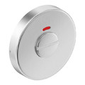 Metalbud Door Escutcheon for Toilet, round, stainless steel