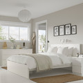 MALM Bedroom furniture, set of 4, white, 140x200 cm