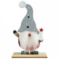 Wooden Christmas Gnome Ornament, 8x14 cm, 1pc, assorted models