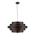 Pendant Lamp GoodHome Euboea E27, matt black