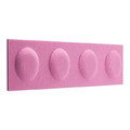 Decorative Wall Panel 60 x 15 cm, felt, block, pastel pink