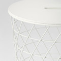 KVISTBRO Storage table, white, 44 cm