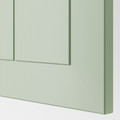 METOD Base cabinet with shelves, white/Stensund light green, 30x60 cm