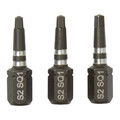 Erbauer Impact Bits 25 mm SQ1, 3 pack