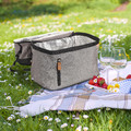 Thermal Lunch Bag Zippi XL, grey