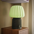 KULGLASS Bluetooth speaker lamp, dark green