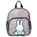 Pret Preschool Backpack Miffy Sweet and Furry, grey