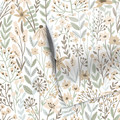 GoodHome Wall Mural Wallpaper Stibin, green flowers