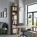 BILLY Bookcase, brown walnut effect, 40x28x202 cm