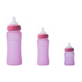 Bo Jungle B-Thermo Bottle Silicone Glass 150ml Pink