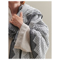 FJÄLLSTARR Hand towel, white/grey, 50x100 cm