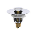 Sink Plug with Filter and Chrome Finish 6cm