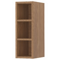 VADHOLMA Open storage, brown, stained ash, 20x37x60 cm