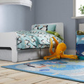 BLÅVINGAD Rug, ocean animals pattern/multicolour, 133x133 cm