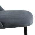 Dining Chair Ines, grey corduroy