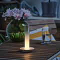 SOLVINDEN Table lamp, battery-operated candle-shaped, 20 cm