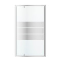 GoodHome Pivot Shower Door Beloya 120 cm, chrome/mirror glass