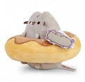 Soft Plush Toy Pusheen in a Chocolate Donut