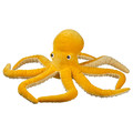 BLÅVINGAD Soft toy, octopus/yellow, 50 cm