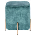 Pouffe Izbit Velvet, blue