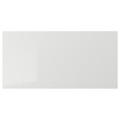 RINGHULT Drawer front, high-gloss light grey, 80x40 cm