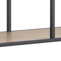 Shelving Unit Seaford XIV, oak/black