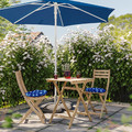 KLÖSAN Chair cushion, outdoor, dark blue, 35 cm