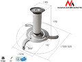 MacLean Ceiling Mount for Projector 80-170mm 10kg MC-515S