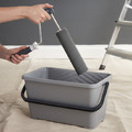 GoodHome Paint Roller, easy release, short pile, 23 cm