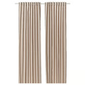 SANELA Curtains, 1 pair, light beige, 140x300 cm