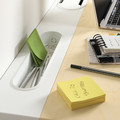 MITTZON Desk, birch veneer/white, 140x60 cm