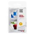 Glass Motiv Magnet 3.5cm 2pcs Like/Apple