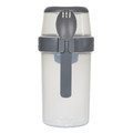 Lunch Box with Dividers, grey
