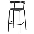 YNGVAR Bar stool, anthracite, 75 cm