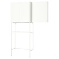 ENHET Storage combination, white, 140x32x204 cm