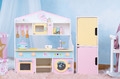 Pastel Wooden Kitchen Large Playset with Accessories & Light 3+