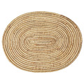 STAMSILL Place mat, water hyacinth/sedge handmade, 45x35 cm
