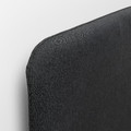 SLATTUM Upholstered bed frame, Vissle dark grey, 160x200 cm