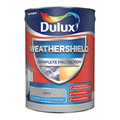 Dulux Exterior Paint Weathershield All Weather Protection Smooth Masonry Paint 5l grey