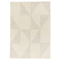 PLANKORSNING Rug, low pile, grey/beige, 170x240 cm
