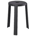 IBBARBO Stool, dark grey