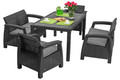 Outdoor Furniture Set CORFU FIESTA II, graphite