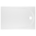 GoodHome Shower Tray Cavally, rectangular, 80x100 cm, white