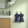 BROKGLIM Washcloth, dark blue, 30x30 cm