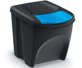 Waste Sorting Bins 25l  SORTI BOX, black