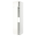 METOD Hi cab f fridge or freezer w 2 drs, white/Vallstena white, 60x60x240 cm