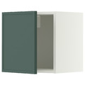 METOD Wall cabinet, white/Aspudden dark grey-green, 40x40 cm