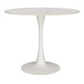 Table Simplet Skinny Premium Stone 90cm, white